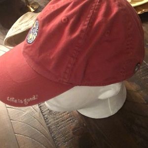 Life Is Good Accessories - VTG LIFE IS GOOD dad hat RED Life Is Good Accessories - VTG LIFE IS GOOD dad hat RED